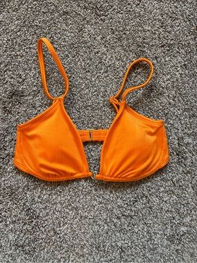 wild fable Orange Triangle Bikini Top